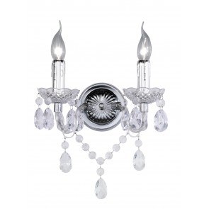 Απλίκα Τοίχου RL Lighting Luster Χρώμιο      