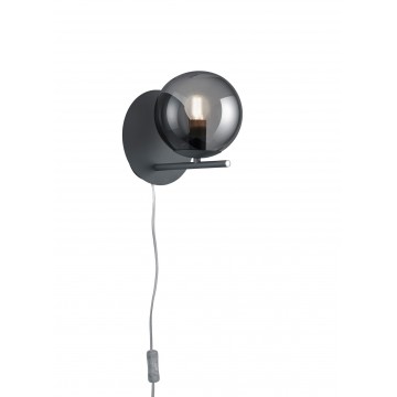 PURE Απλίκα Τοίχου Trio Lighting 202000142 - Ανθρακί      