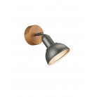 Απλίκα Τοίχου Vintage Trio Lighting Delhi Νίκελ Αντικέ    