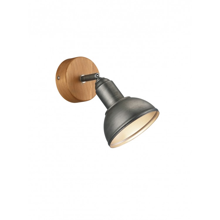 Απλίκα Τοίχου Vintage Trio Lighting Delhi Νίκελ Αντικέ    