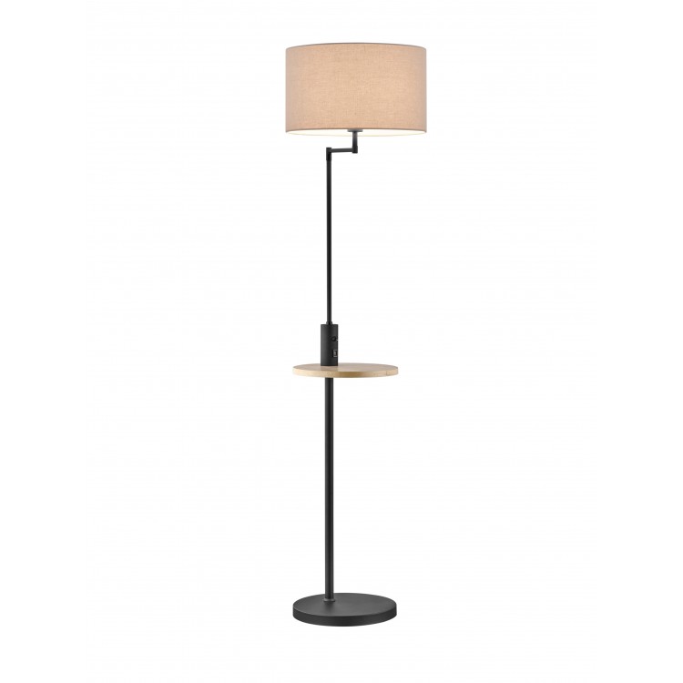 Φωτιστικό Δαπέδου Trio Lighting Claas Μαύρο     