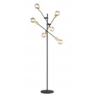 Φωτιστικό Δαπέδου Trio Lighting Cross Μαύρο Ματ με Χρυσό Ματ 