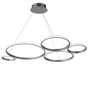 POIS Κρεμαστό φωτιστικό Ondaluce So.Pois/Silver  