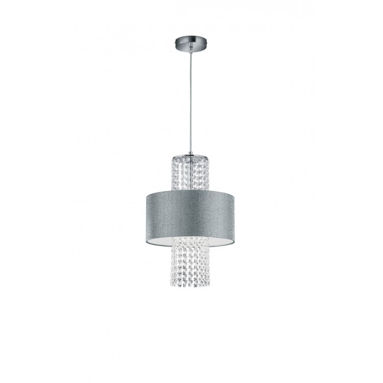 Κρεμαστό Φωτιστικό RL Lighting King Ασημί     