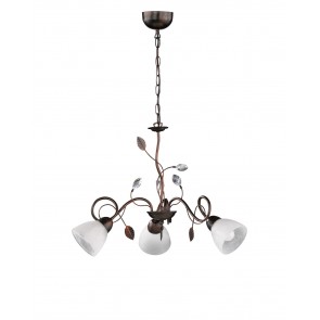 Κρεμαστό Φωτιστικό Trio Lighting Traditio Πατίνα Χαλκός    