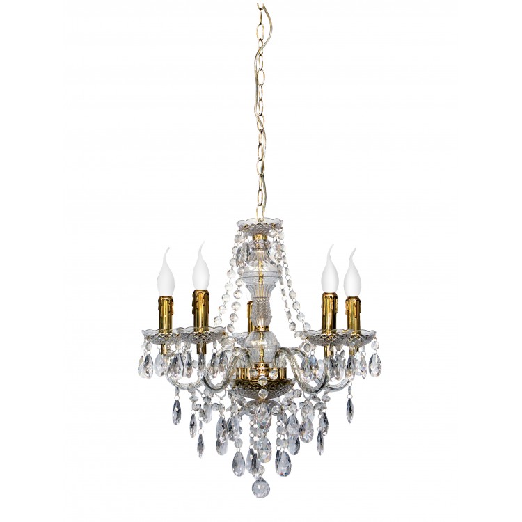 Φωτιστικό Πολυέλαιος RL Lighting Luster Οξυντέ Διάφανος    