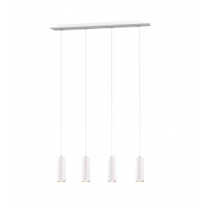 Κρεμαστό Φωτιστικό Ράγα Trio Lighting Marley Λευκό Ματ   