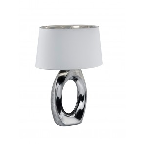Επιτραπέζια Λάμπα RL Lighting Taba Ασημί     