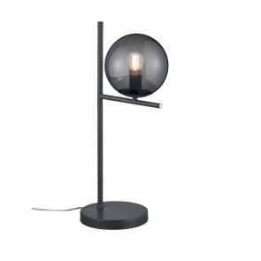 PURE Επιτραπέζια Λάμπα Trio Lighting  -Ανθρακί     