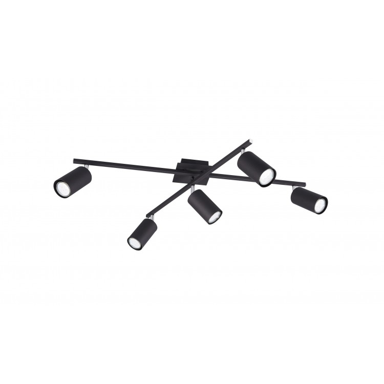 Σποτ Trio Lighting Marley Μαύρο Ματ     